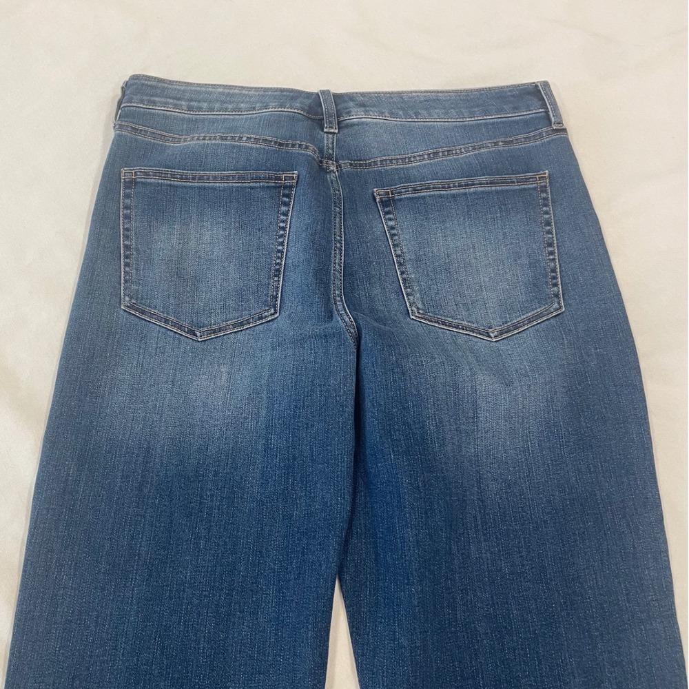 Liverpool Los Angeles Eco Logical The Girlfriend Jeans Raw Hem Medium Wash 14/32 - Picture 5 of 11